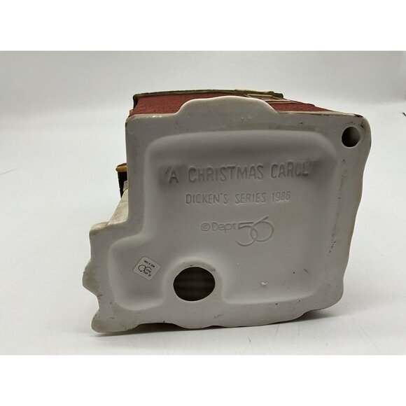 Department 56 Dickens' Village "Fezziwigg's Warehouse" Porcelain Christmas House - Picture 11 of 14